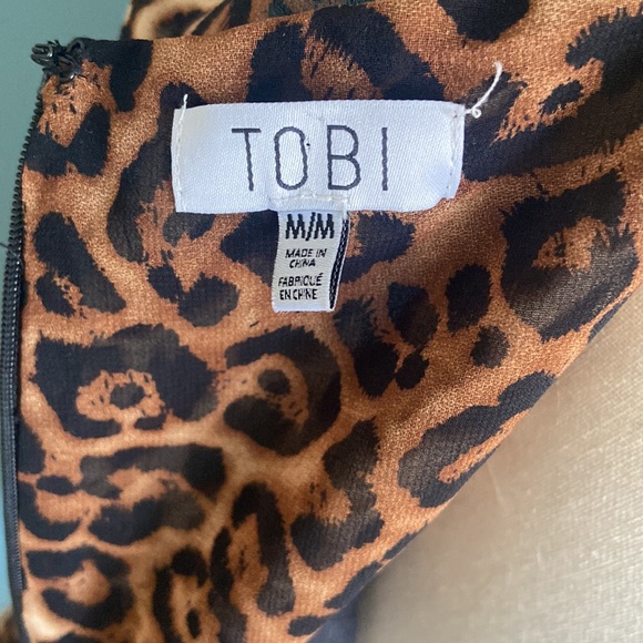 Tobi Leopard Print Short Dress M - Picture 5 of 5